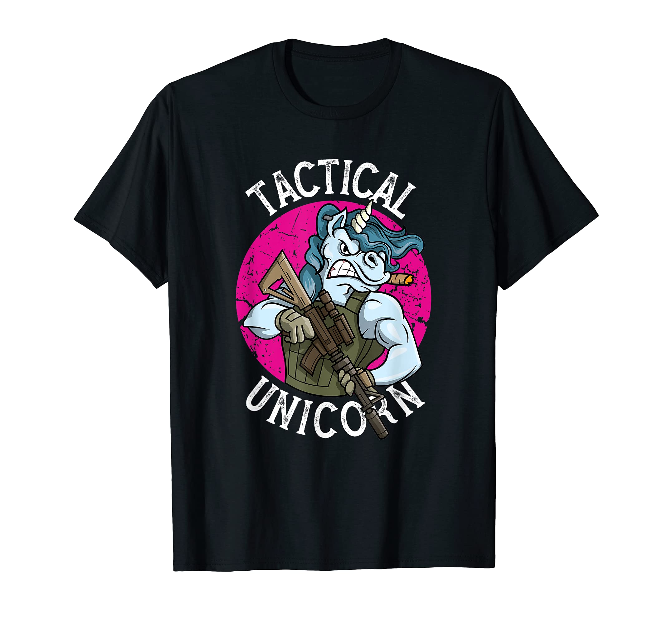 Tactical Unicorn Military SWAT PoliceFunny Police Tactical Unicorn for Military Law Enforcement T-Shirt