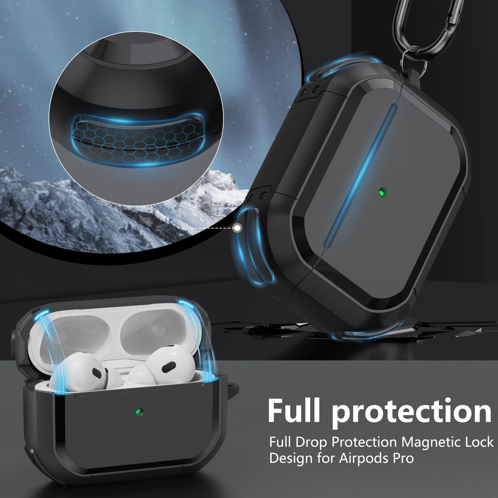 Amazon | Skyconser AirPods Pro 第2世代/第1世代用ケースカバー
