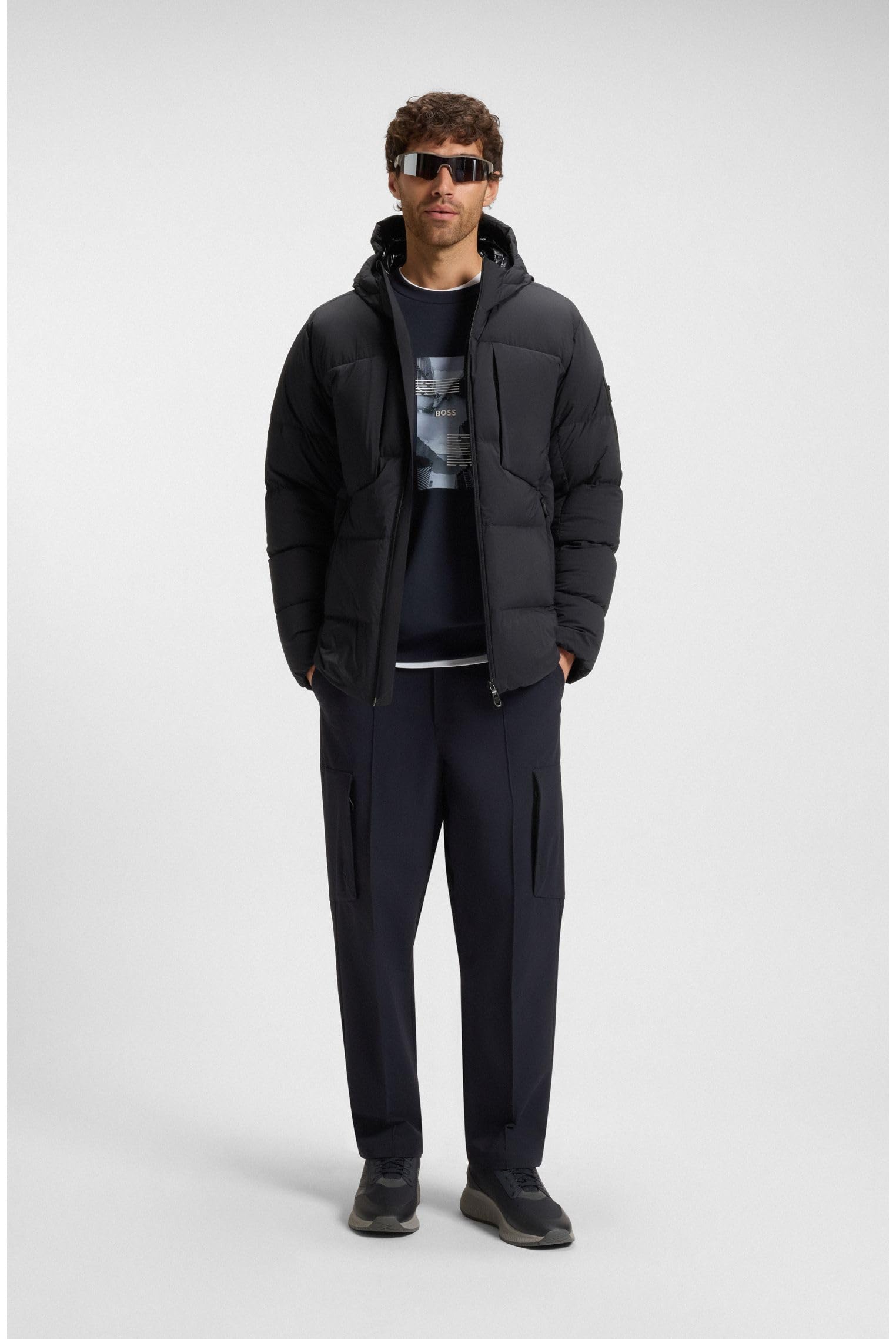 BOSS Herren Ow_riplite Puffer Hd Parka