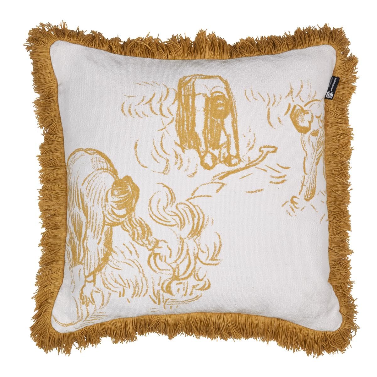Beddinghouse x Van Gogh Museum La Moisson Zierkissen - 45x45 cm - Baumwolle - Natur
