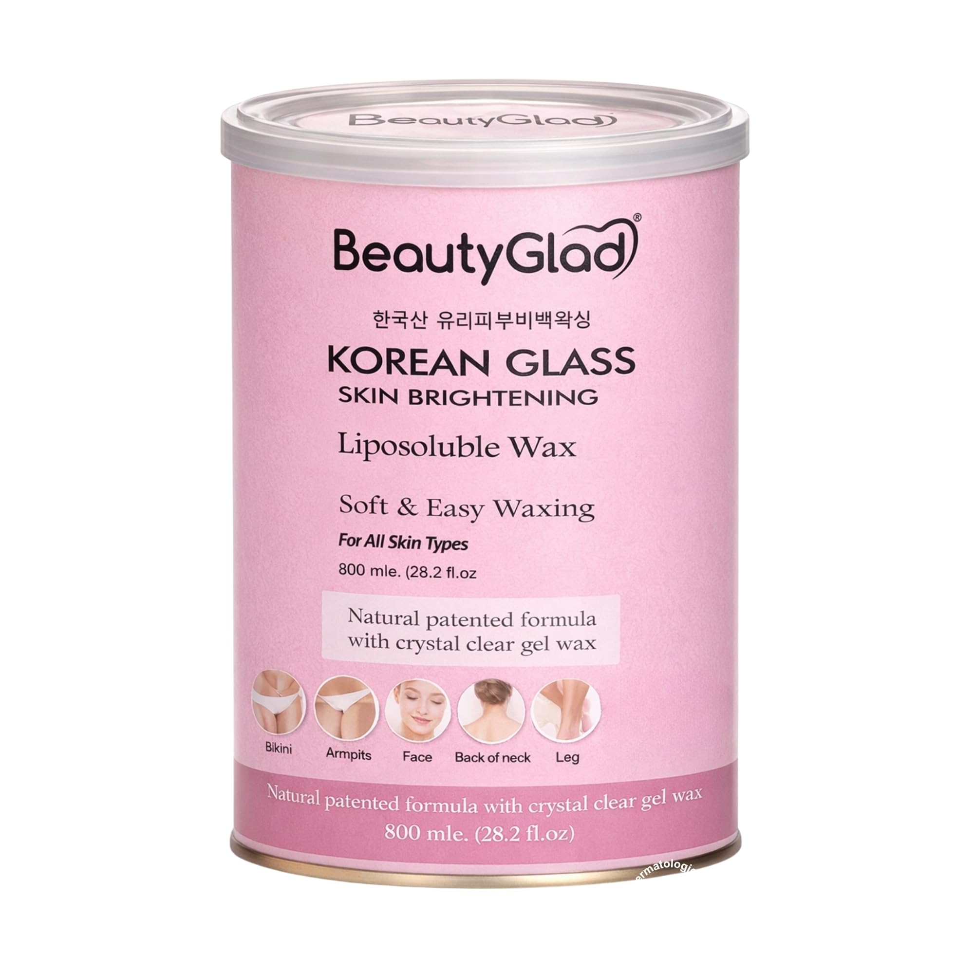 Korean Glass Skin Wax | Pink Soft Gel Liposoluble Wax for Hair Removal & De-Tan | Professional Moisturising Wax with Shea Butter, Beeswax & Vegetable Oil for Silky Smooth Skin-image-36