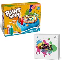 Paint Spin Art Machine Kit and Refill Pack, Arts & Crafts Painting Spinner Toys Kits Sets for Kids
