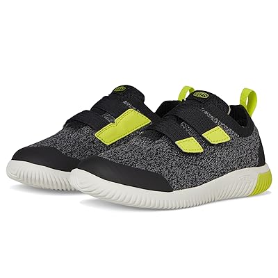 KEEN Kids KNX Knit Double Strap (Toddler/Little Kid/Big Kid) Kids Shoes Black/Evening Primrose