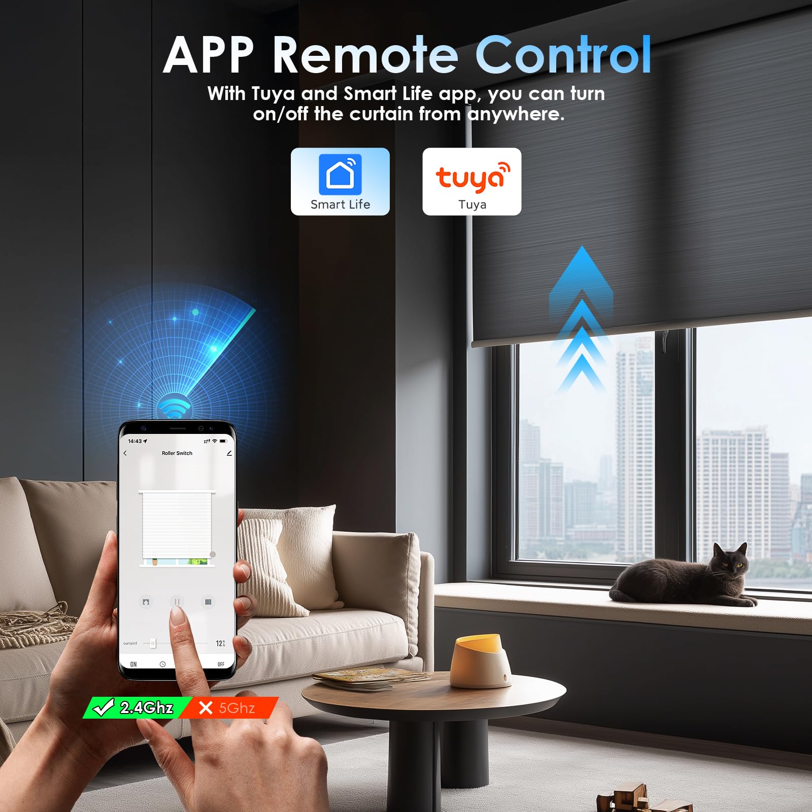 BSEED Tripel WLAN Rollladenschalter Unterputz mit PC Rahmen, Smart Jalousien Schalter benötigt Nullleiter, WiFi Rolladen Zeitschaltuhr Prozentuale Steuerung, kompatibel mit Alexa/Google Home, Schwarz