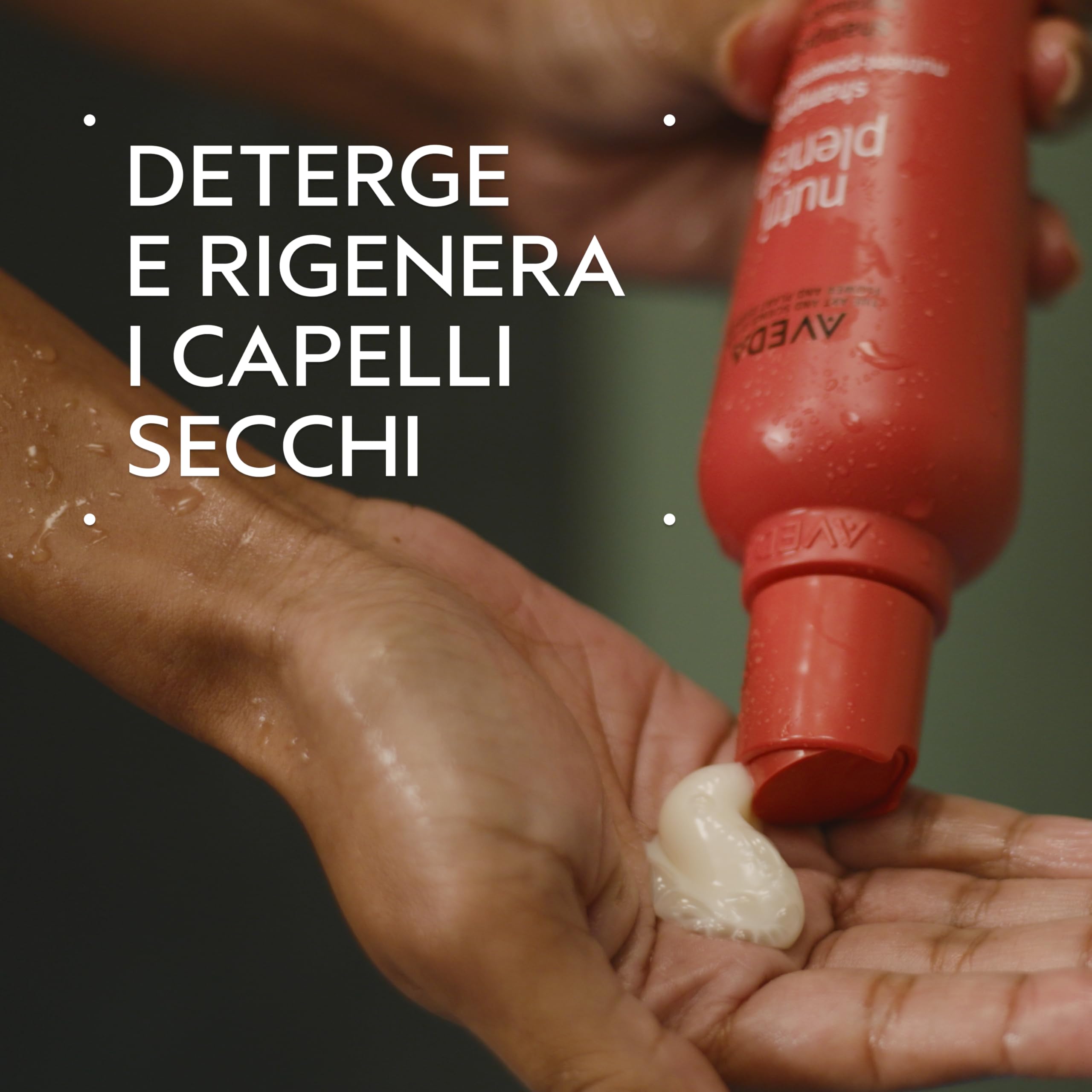 Aveda Nutriplenish Shampoo Idratazione profonda - Shampoo idratante ricco per capelli secchi - Olio biologico di melagrana e cocco burro di mango