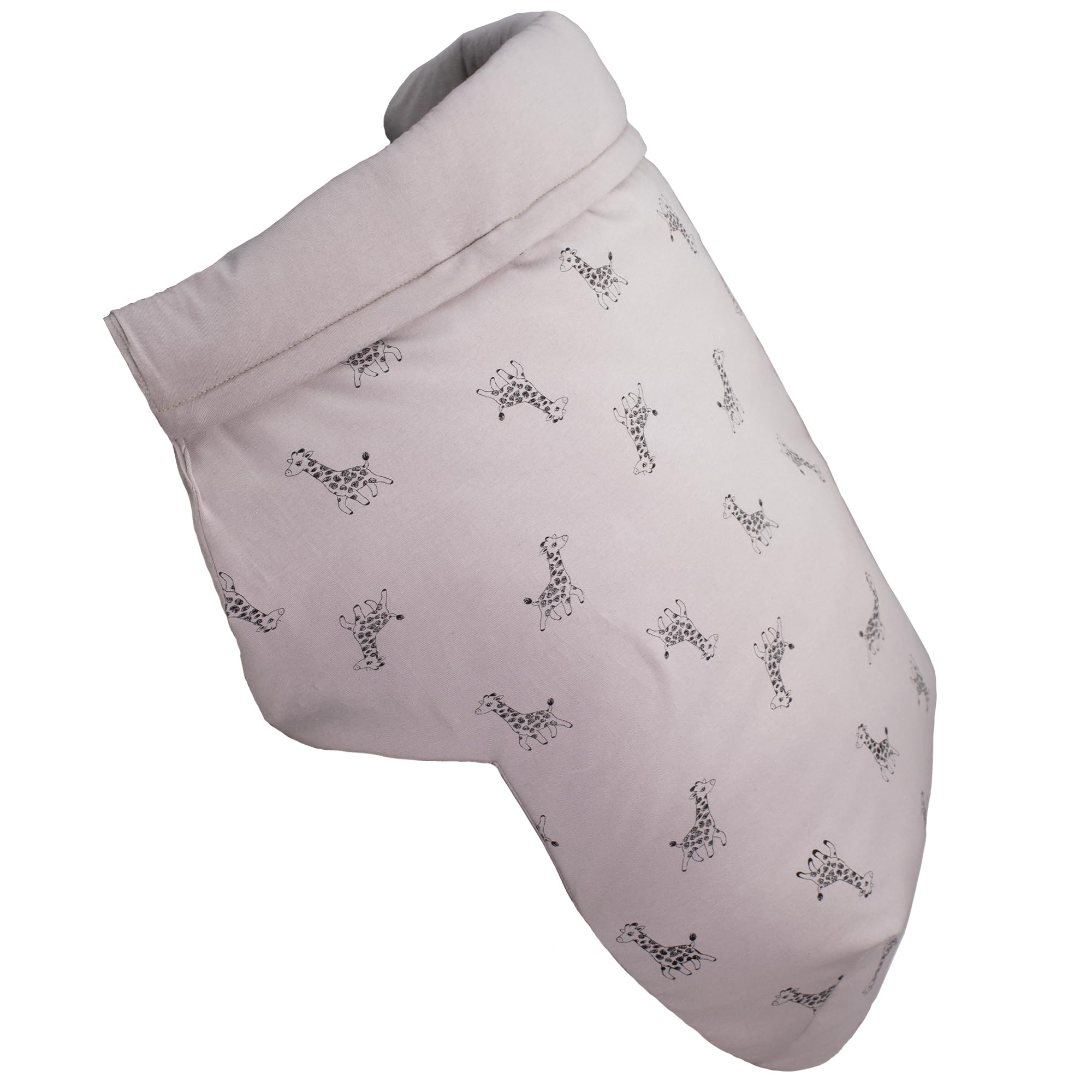 JYOKO Kids Coperta per passeggino, portabebè, cotone primavera/intrattenimento (Giraffe, cotone - 100 cm)