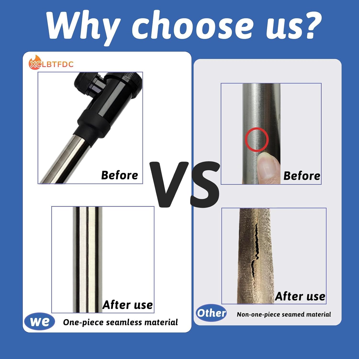 2000W Titanium Immersion Water Heater Portable Electric Hot Tub and Pool Submersible Water Heater with Temp Control & GFCI for above ground pool, Baptistry, Bathtub, Swim spa & Swimming Pools