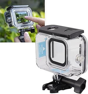 45M Waterproof Housing Case for 11 10 9, Diving Protective Housing Shell for 11 10 9, Deep Diving Scuba Snorkeling Camera Diving Protection Shell