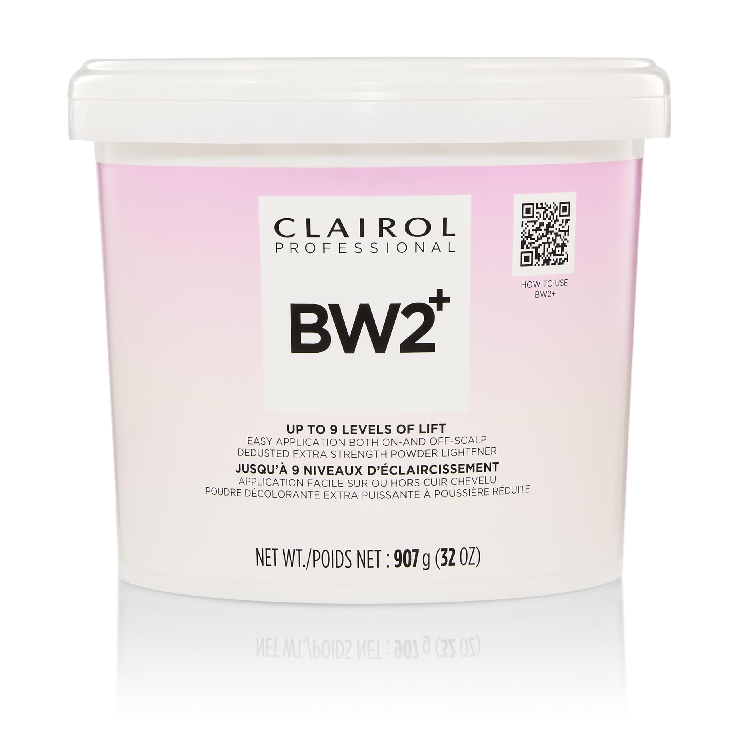 BW2+ Extra Strength Powder Lightener, Up to 9 Levels of Lift for Hair Highlights & Lightening