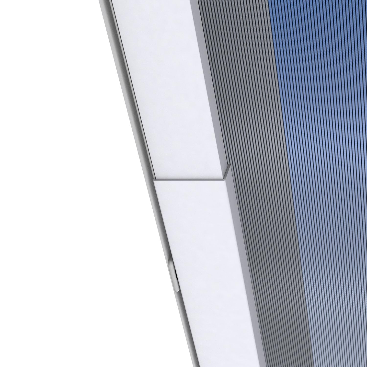Dachfenster Fliegengitter Teleskop Alu Bausatz - magnetisch bis 110 x 160 cm – ohne Bohren und Sägen