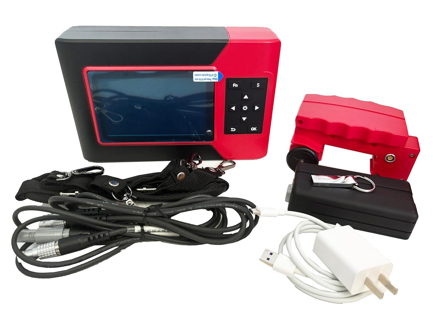 Rebar Locator Concrete Rebar Scanner Rebar Scanning Machine with Protective Layer Thickness Measurement First Range 6mm ~ 90mm Second Range 7mm ~ 200mm Positioning of Reinforcement