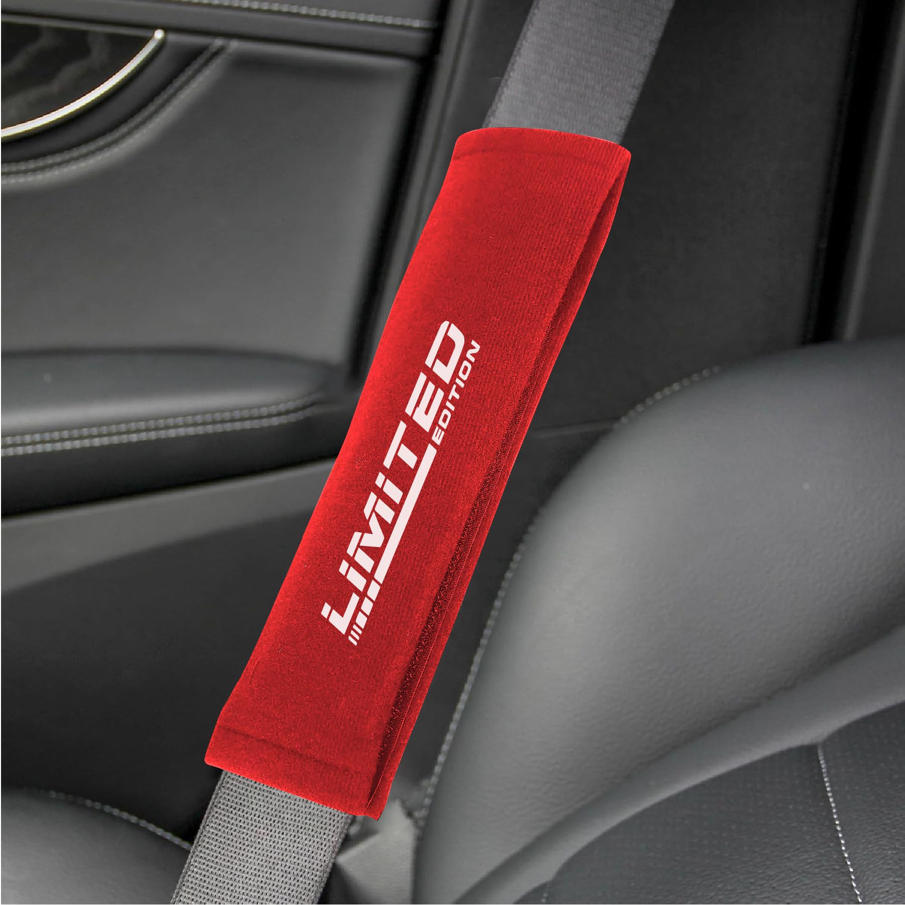 95MILES GARMENTS Car Seat Belt Shoulder Pad Pack of 2 Safty Car Belt Cover for Safe Driving Comfortable to Drivers Travellers Fit for All Car-image-18