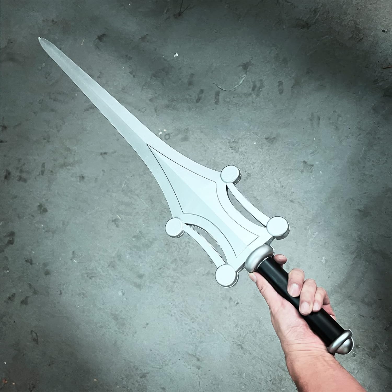 Miniatura 5 de LALAPORT 30 Inch Universe Fantasy Power Medieval Master Practice Sword for Cosplay Costume Prop, Collection, and Gift. Prop 11 Replica