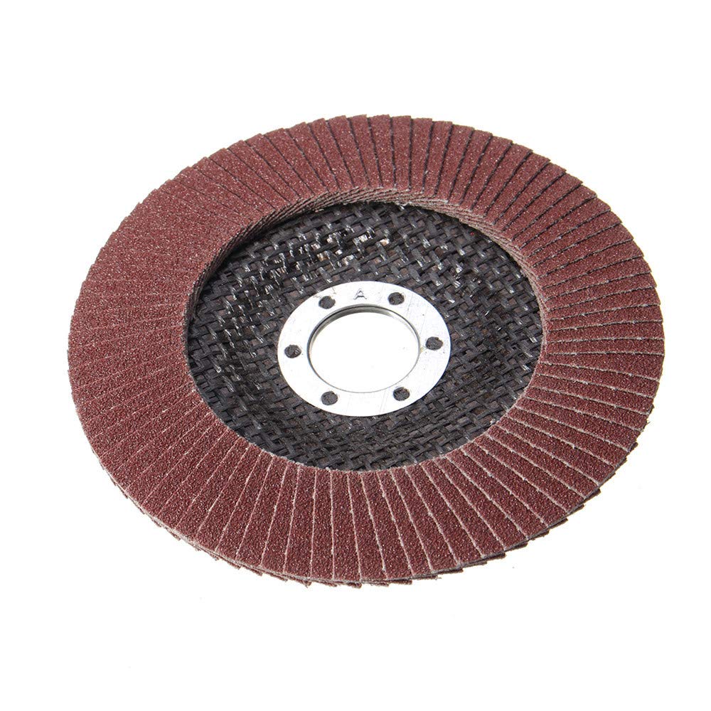 KingLan 10 szt. 125 mm 40-120 Grit klapa szlifierska tarcza metal kąt szlifierski tarcza szlifierska -#120