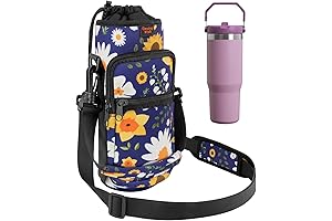 Wish Water Bottle Holder with Strap - 24/32/40 oz Crossbody Water Bottle...