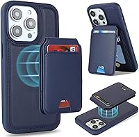 Vista 1 de Havaya Funda para iPhone 13 Pro Max y iPhone 12 Pro Max, cartera compatible con magsaf 2 en 1, desmontable magnética con tarjetero y ranura trasera