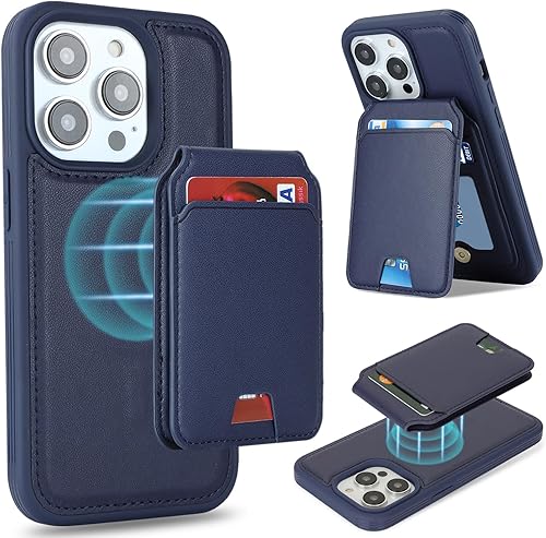 Havaya Magsafe - Funda para iPhone 13 Pro compatible con iPhone 13 Pro con tarjetero para iPhone 13 Pro, cartera magsafe compatible con funda