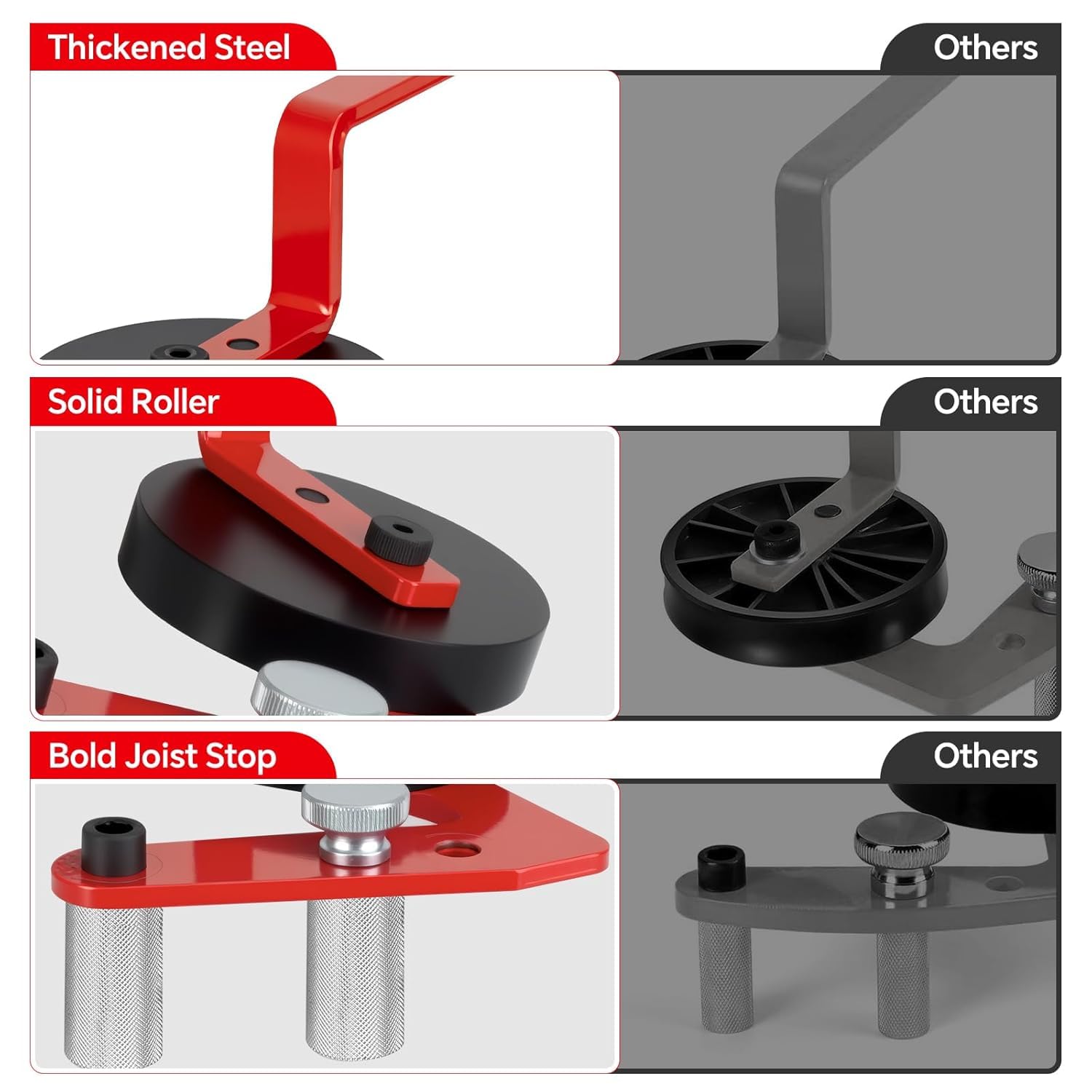 Pro Deck Board Straightening Tool Bending Straightener for Composite Board | Upgraded Decking Lever Bender, Heavy-Duty Thickened Carbon Steel, Straighten Deck Wrench Decking Installation Tool