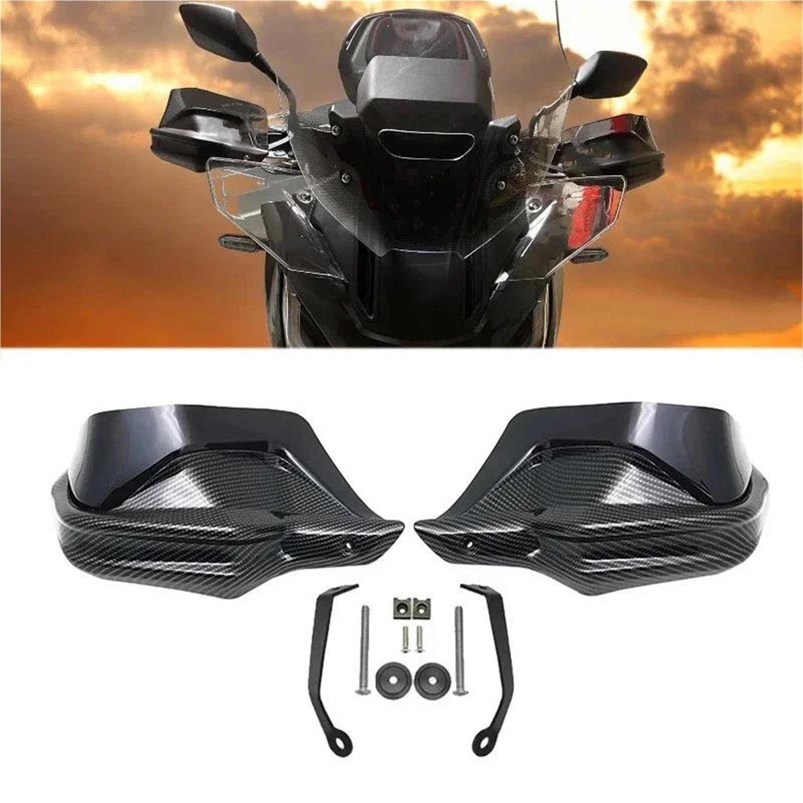 Paramani per Moto Paramani Protettore per H&Onda NT1100 Nt1100 NT 1100 NT1100 2022-2023 Protezione per Paramani Scudo di Protezione Motocicletta Paramani(Colore 6)