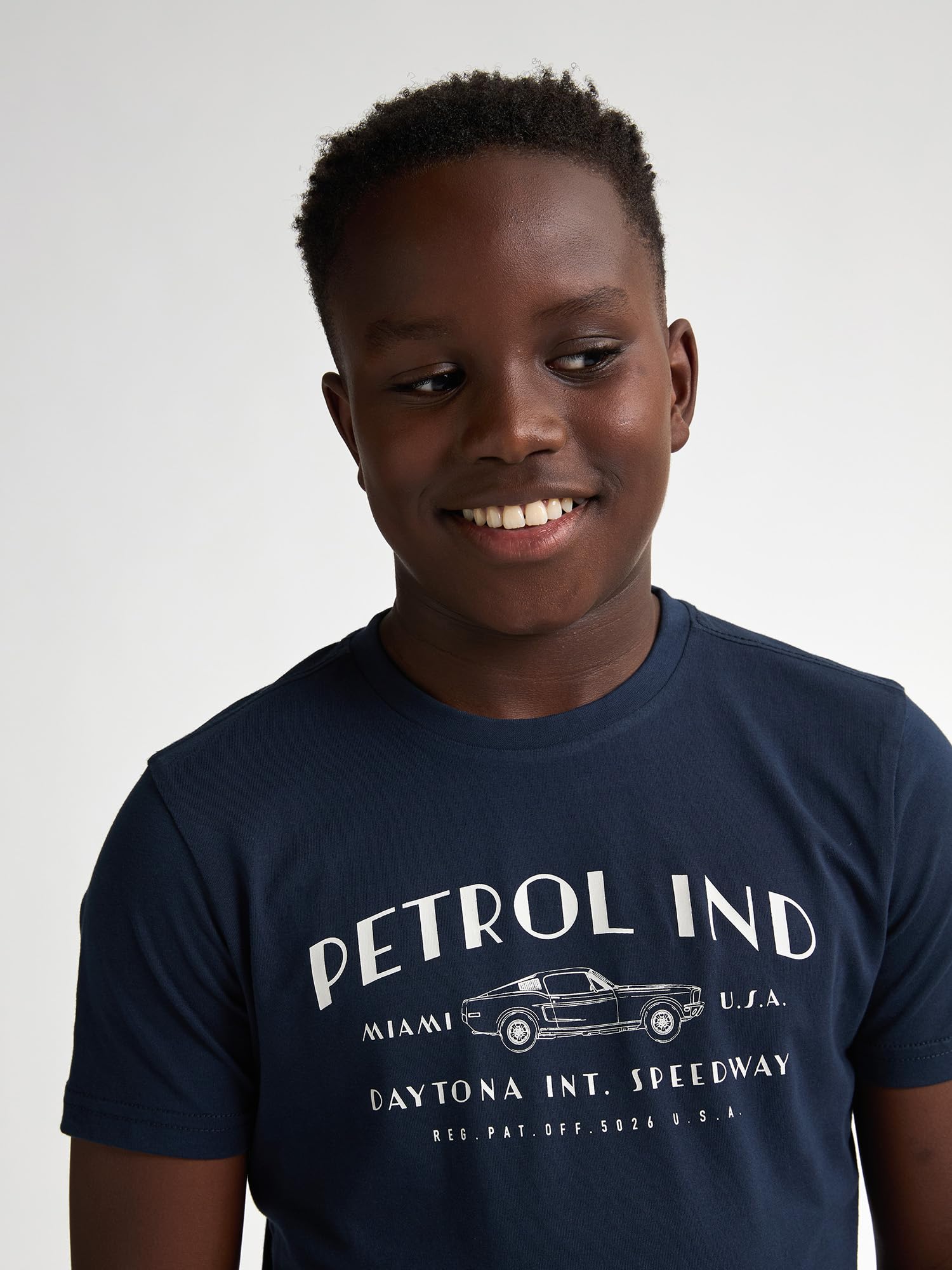 Petrol Industries Confezione da 2 magliette da ragazzo, maniche corte, scollo rotondo, con grafica, abbigliamento per bambini, confezione multipla
