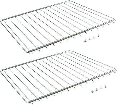 First4Spares Universal Adjustable Extendable Oven Shelf/Cooker/Fridge Rack, 352-566 mm, Pack of 2