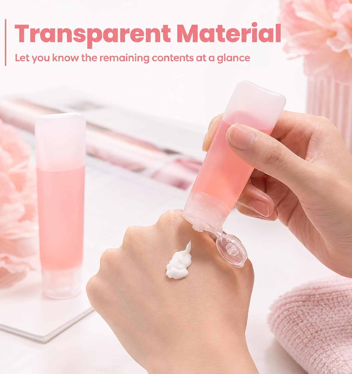 10Pcs Reusable Toothpaste Tube, Portable Toothpaste Travel Squeezable