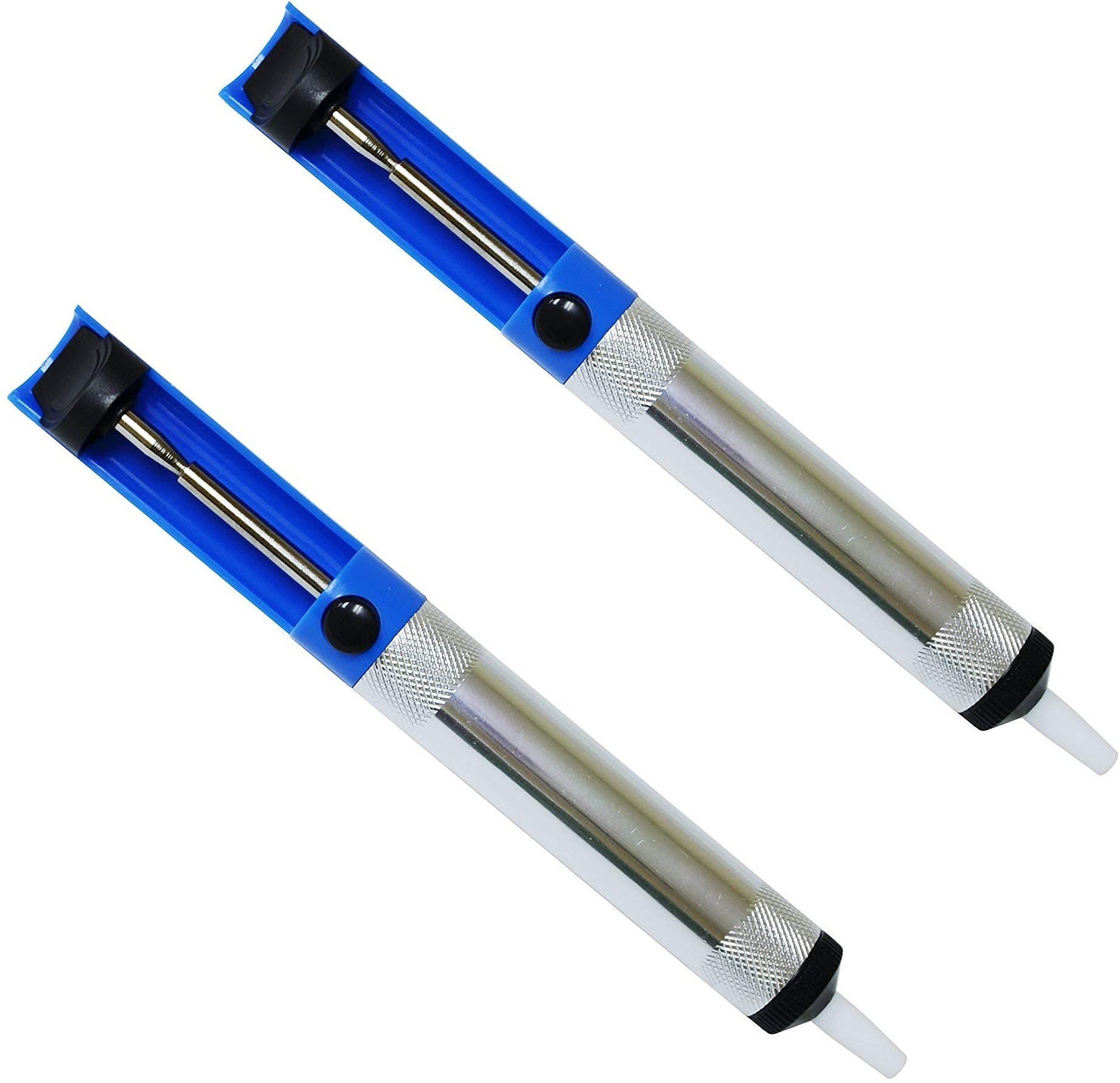 Inditrust 2 Pc Aluminium Solder Sucker Desoldering Pump Tool Suction Tin Pen Removal Device Blue Vacuum Soldering Iron Desolder pack of 2 0 W Simple (B095N4CYVC) Amazon Price History, Amazon Price Tracker