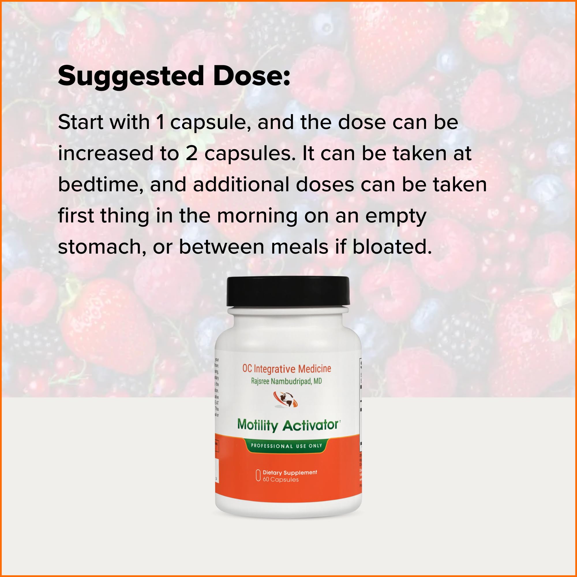 Motility Activator by Dr. Rajsree, MD | Digestive Support for Gas, Bloating & Occasional Constipation | Promotes Small Intestine Movement | Ginger & Artichoke Extract | 60 Capsules — Amazon image 7