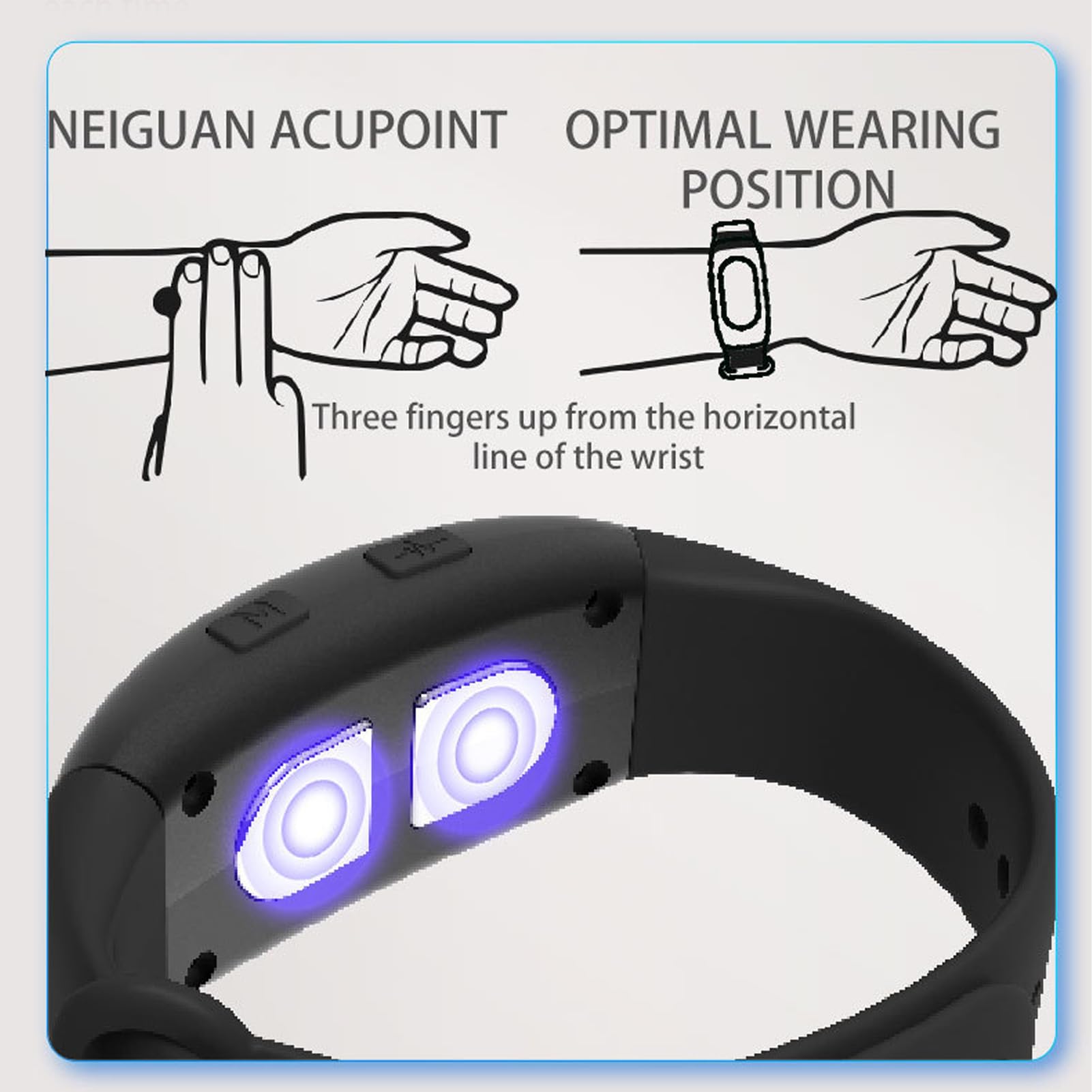 Machine D'aide Au Sommeil Pour Adultes, Aide au sommeil bracelet montre dispositif soulagement de l'anxiété 3 Modes 6 force microcourant aide au sommeil Machine Pour Adultes Soulager le Stress