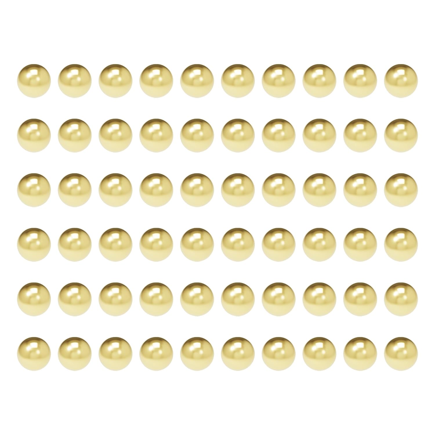 30Pcs 1/2 Inch(12.7mm) Imperial Precision Solid Brass Bearing Balls, Imperial Brass Ball(1/2", 30 Pieces)