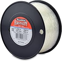 Vista 27 de Beadalon Elasticity - Cordón elástico (0,8 mm, 5 m), transparente