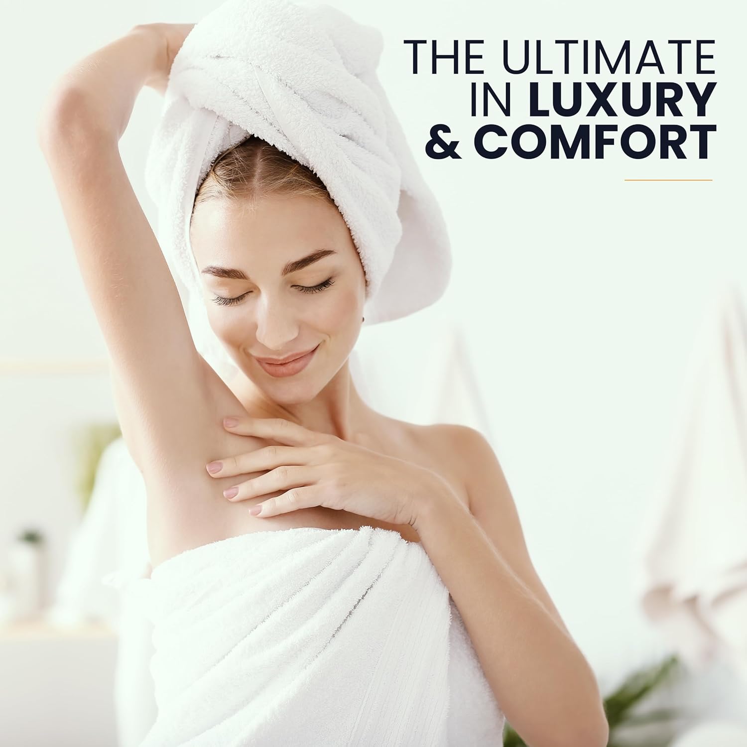 belem Mikado Luxury Bath Towels Bulk 27x54 inch – 36 Pack – 100% Cotton Ultra Soft & Plush, Highly Absorbent, Quick-Dry White Cotton Large Towel – Soft White Towels for Resorts, Hotels & Spa