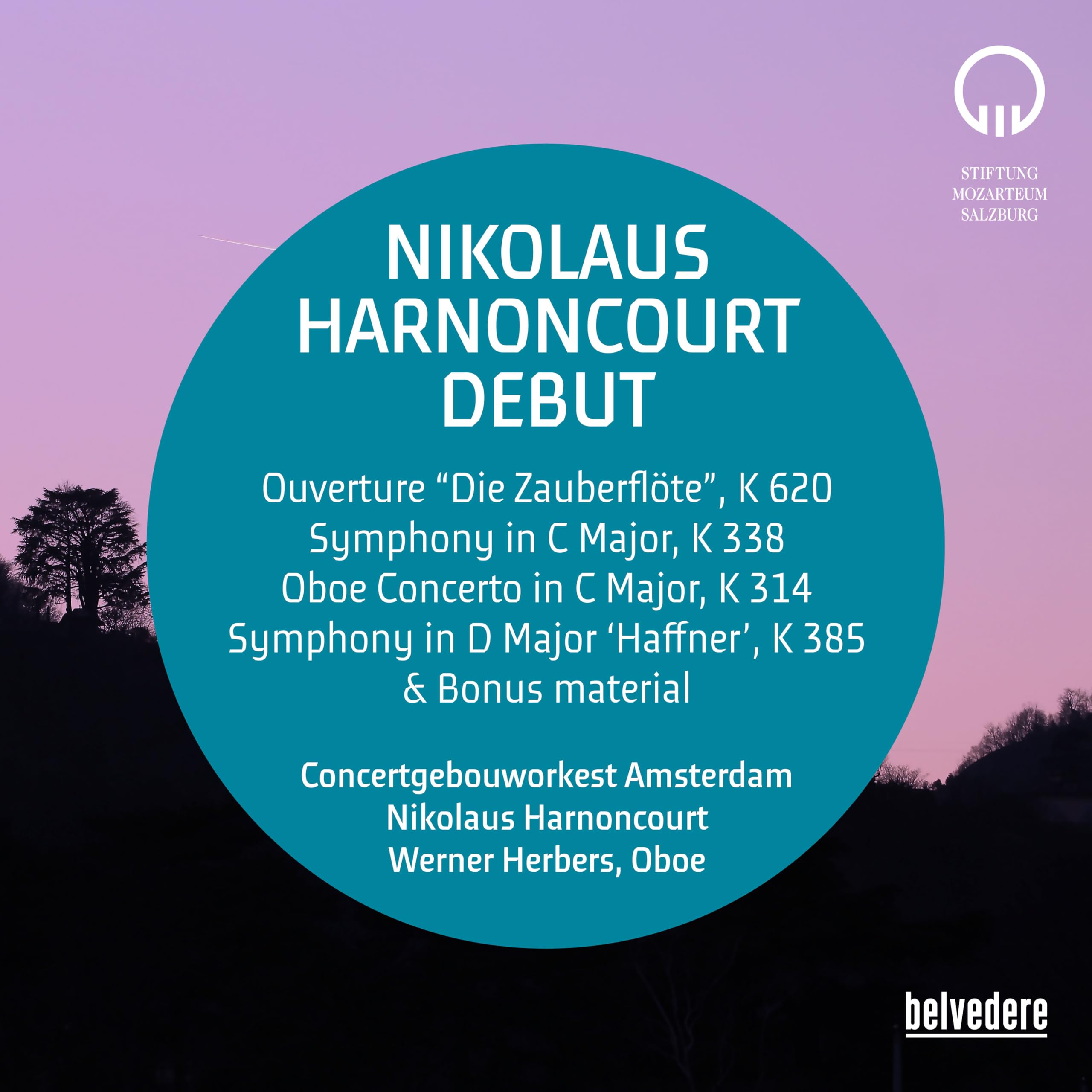 Wolfgang Amade Mozart: Nikolaus Harnoncourt Debut