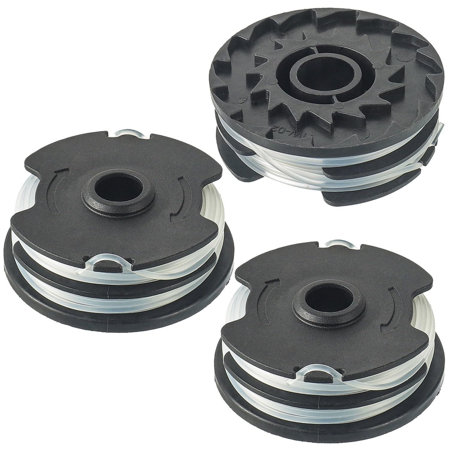 Eplzon Replacement Spool And Spool Cover, Compatible With Parkside Lidl Prt 550 A1, B2, C3; Prta 20-Li C3 Replacement Parts Edge Cutter (3 Replacement Spool)