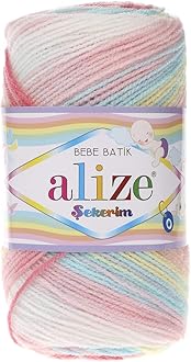 Alize Bebe Batik Sekerim 100grm DK Shade 3045