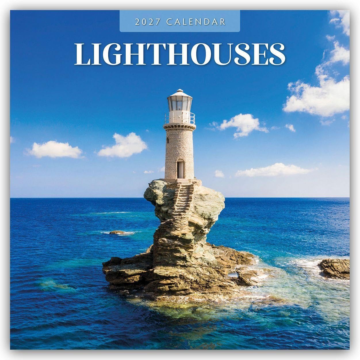 Lighthouses 2027 Square Wall Calendar: Original Red Robin Publishing Ltd-Kalender [Mehrsprachig] [Kalender]