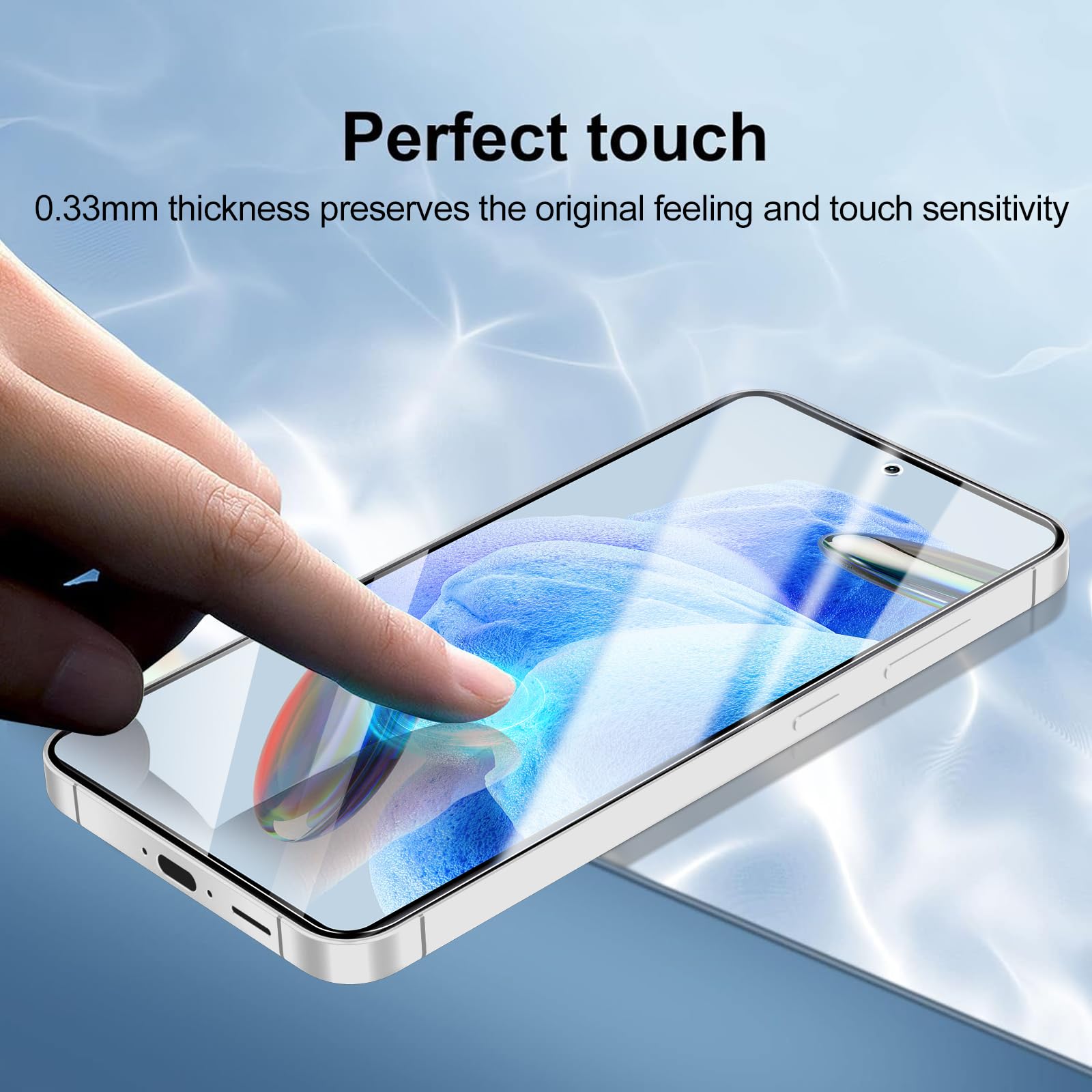 Phoona 3 Pezzi, Vetro Temperato per Xiaomi Redmi Note 13 Pro