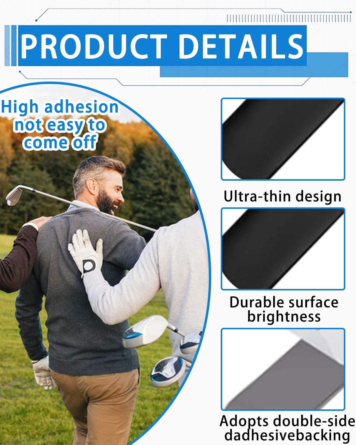 16 pz Nastro di Piombo per Racchette da Tennis, 5g Golf Nastro Piombo Pickleball Paddle,per Racchette da Tennis Proteggere la Protezione del Bordo della Pagaia, Aumentare Il Contrappeso