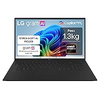 LG gram AI 15Z80T, Notebook 15.6" FHD (1920x1080)