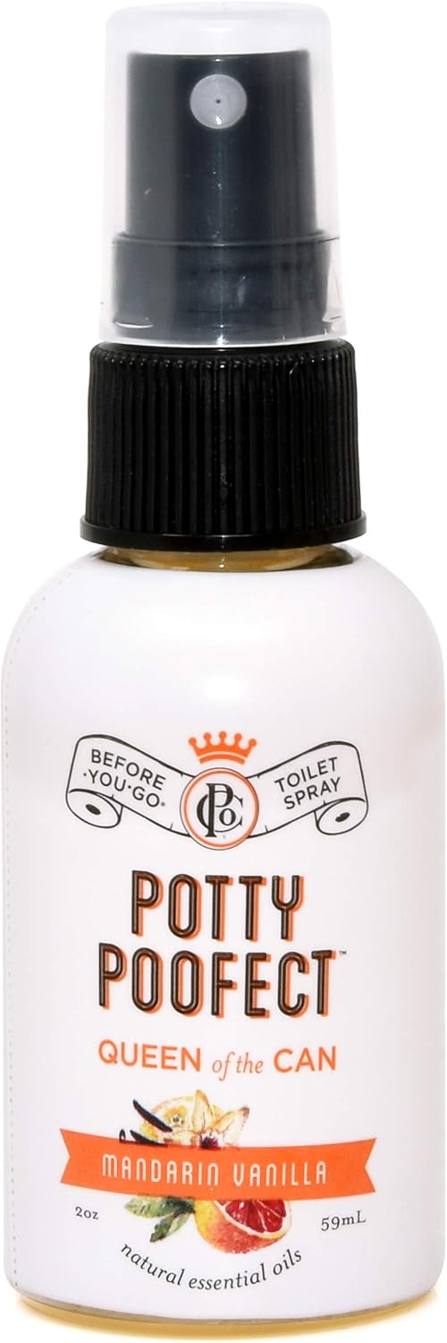 Poo-Pourri 2 Ounce Before You Go Toilet Spray, Mandarin Vanilla Potty Poofect Collection