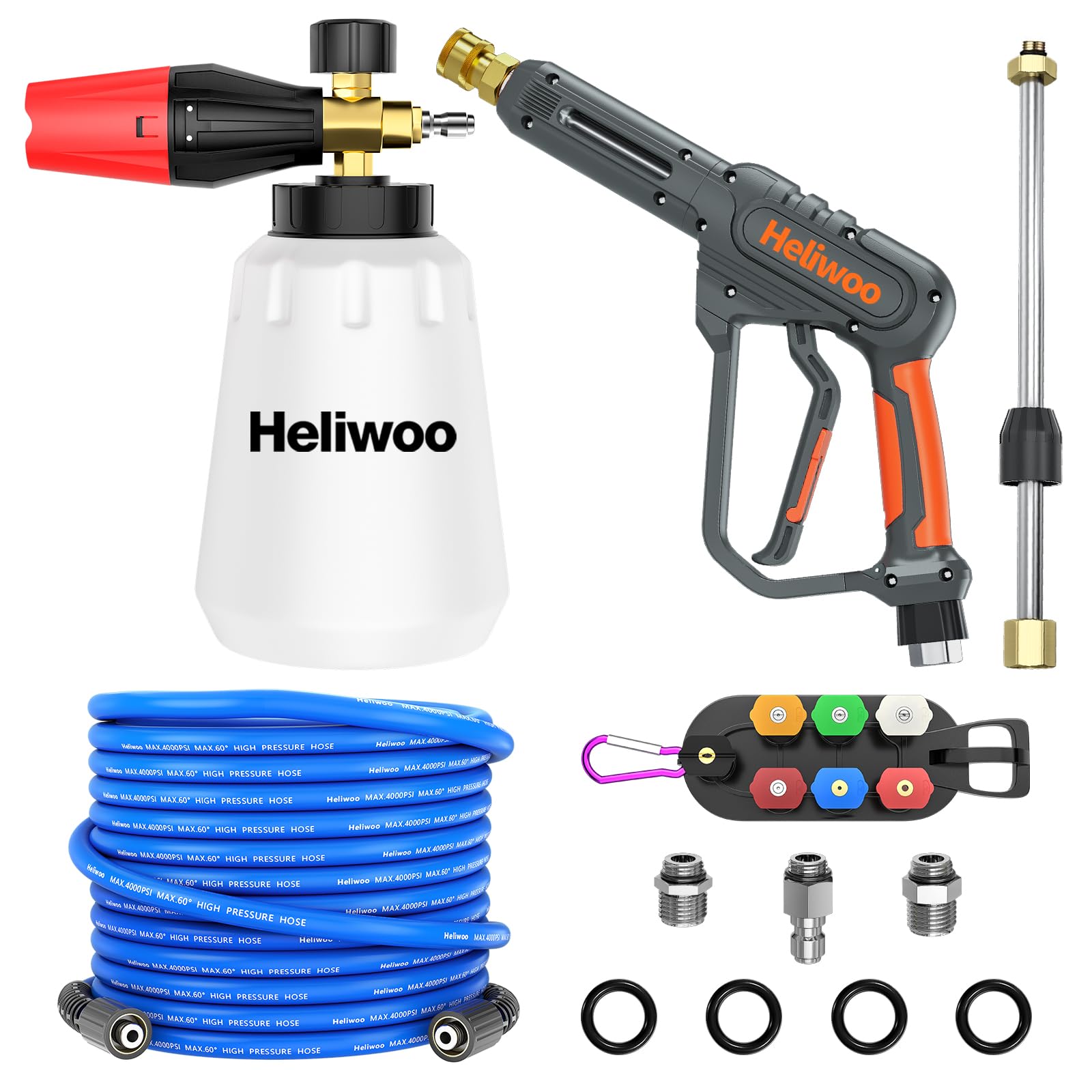 High Pressure 4000PSI Car Power Washer Gun Spray Wand Lance