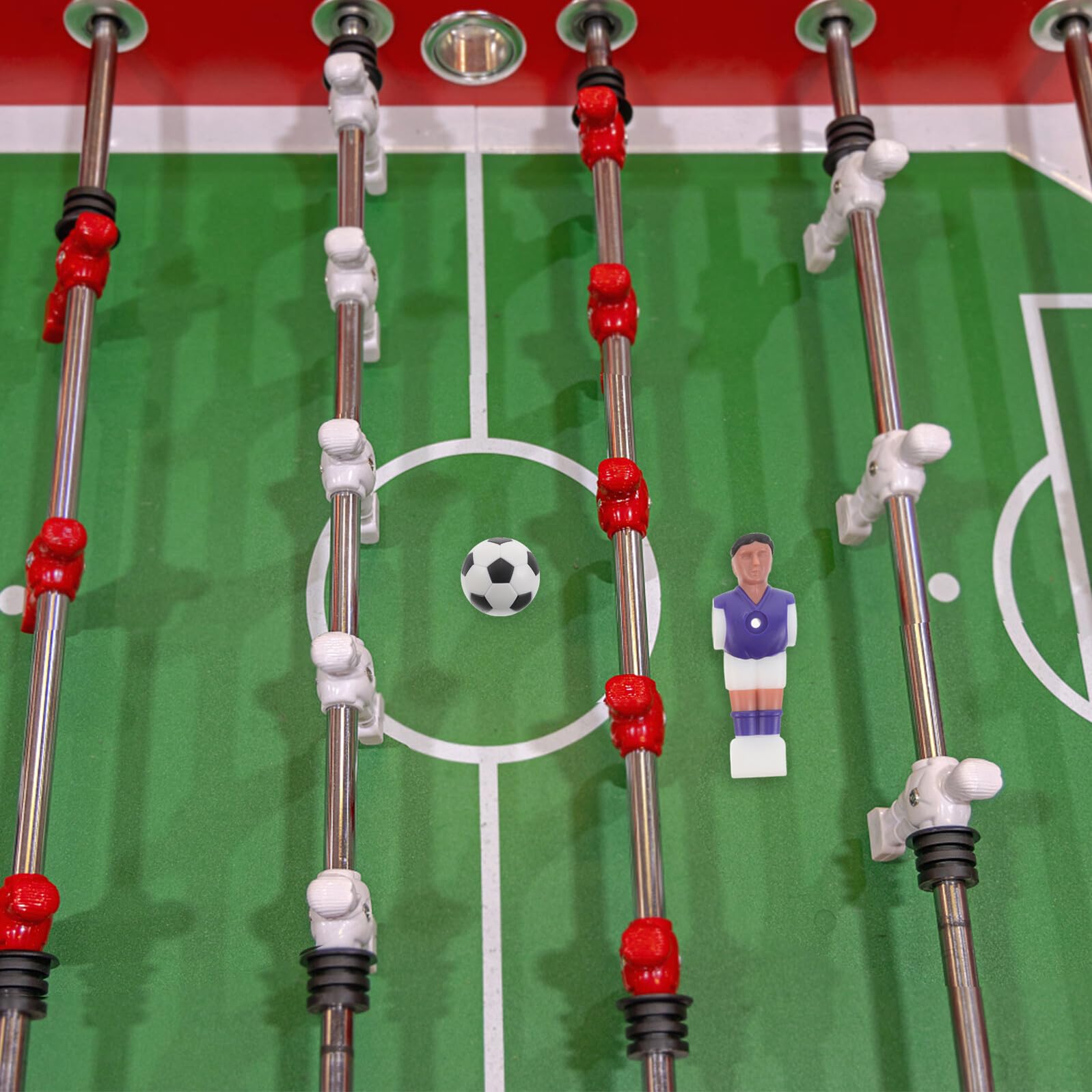 YARNOW Accessori per Tavoli da Calcio da Tavolo Mini Action Figure di Giocatori di Calcio in Resina Accessori per Giochi da Tavolo Completi senza Attrezzi come Bomboniere
