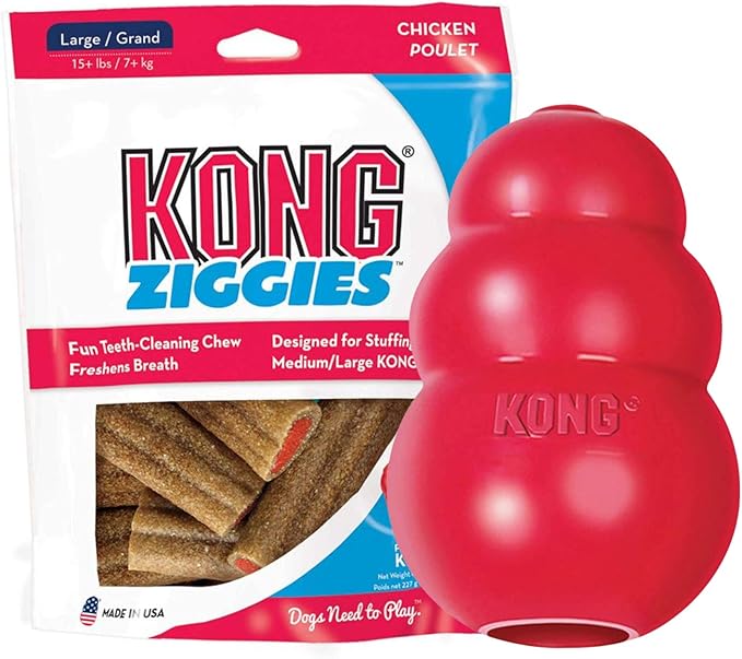 Pet Supplies KONG Classic and Ziggies Dog Chew Toy with Dog