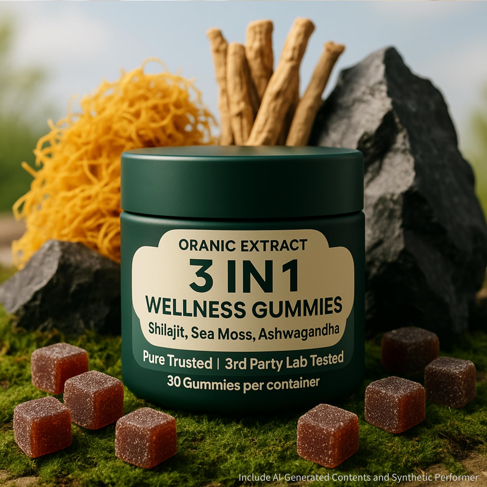 She Legit Wellness Gummies for Men, 3 in 1, Energy Support — Amazon image 5