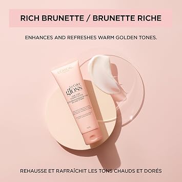 L'Oreal Paris One Step Toning Hair Gloss: In-Shower At-Home Use, Boosts Shine, Enhances Color, Conditioning, Brass Neutralizing, No Damage, No Mix, Ammonia-Free, Paraben-Free
