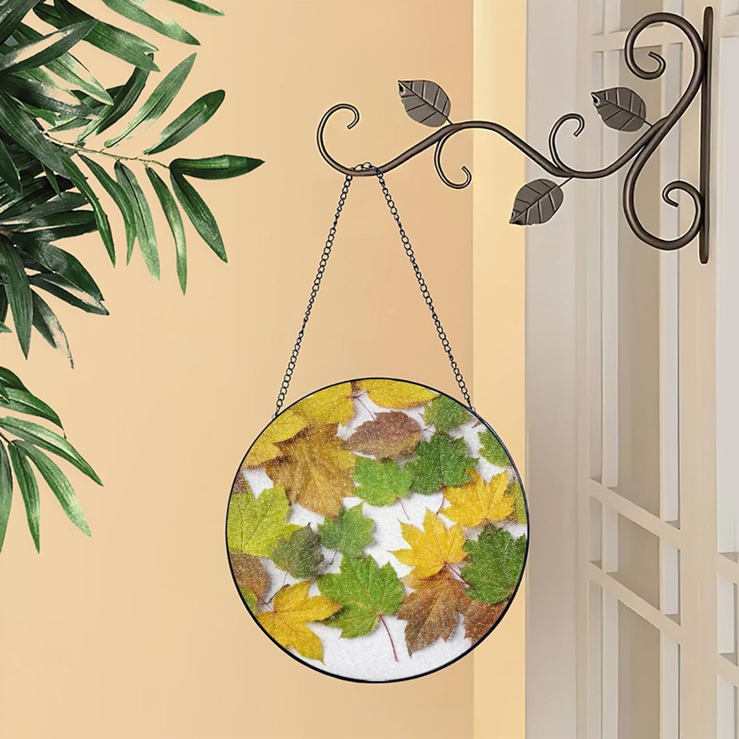 Stained Glass Window Hanging - Personalized Sun Catcher for Home Decor