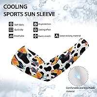 Vista 3 de JEOCODY Mangas deportivas de refrigeración cubierta de protección solar mangas de brazo protector UV mangas protectoras