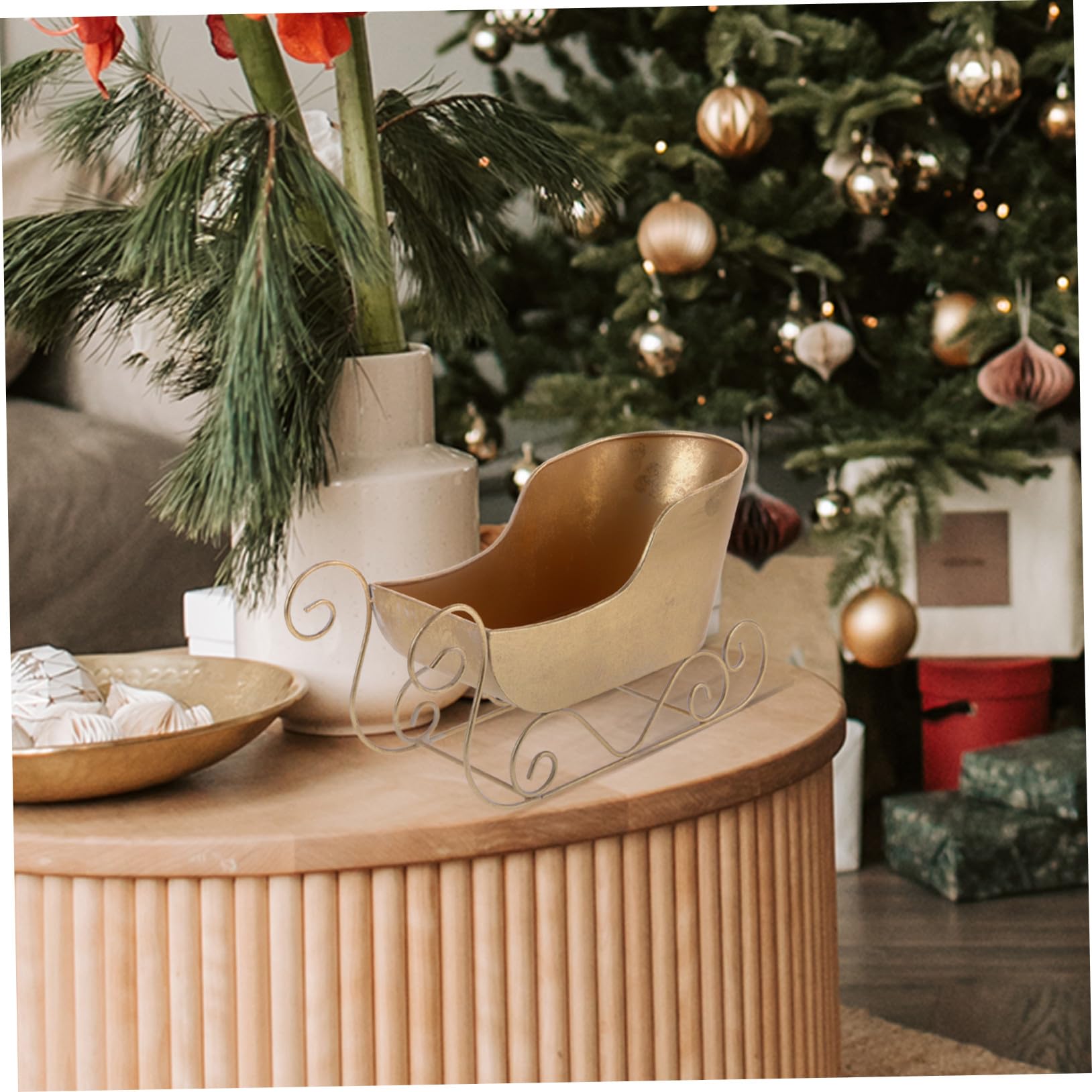 VALICLUD Schlitten-weihnachtsschmuck Aus Eisen Handwerklich Exzellent Verarbeitet Als Weihnachtsbaumanhänger Oder Dekoration Für Zuhause Und Festlichkeiten