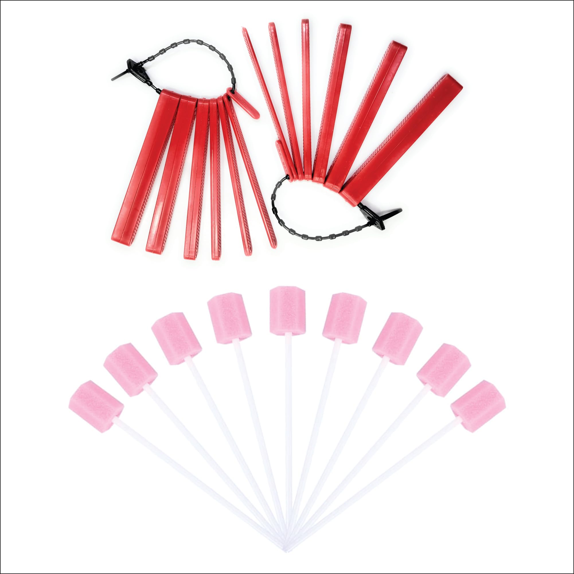 MJ TALK TOOLS Special Kit, Sensory Integration Tools, Speech Therapy Tools, Jaw Grading Bite Blocks and Disposable oral swabs Combo (Pcs-100) Pack -1-image-47