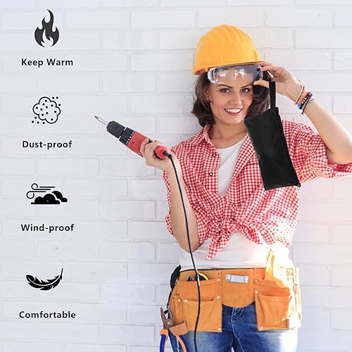 Miniatura 9 de DOITOOL Bolsa con cremallera, bolsa de lona para herramientas, bolsa de almacenamiento para herramientas de depósito bancario, bolsa de